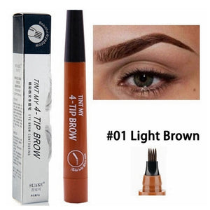 4 POINTS EYEBROW PEN - 5 COLORS