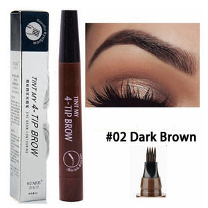 4 POINTS EYEBROW PEN - 5 COLORS