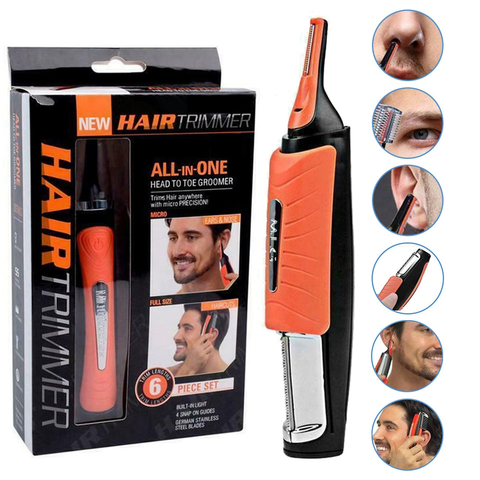 MULTI-FUNCTIONAL ALL-IN-ONE HAIR TRIMMER - TO BE YOUR OWN BARBER