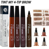 4 POINTS EYEBROW PEN - 5 COLORS